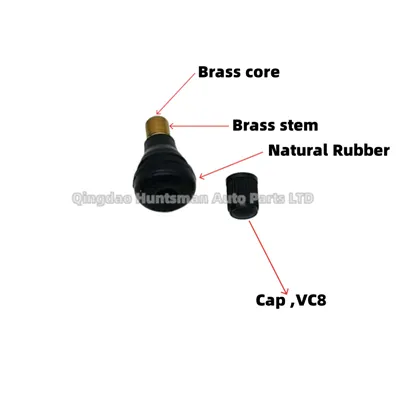 Batang Injap Logam Hitam