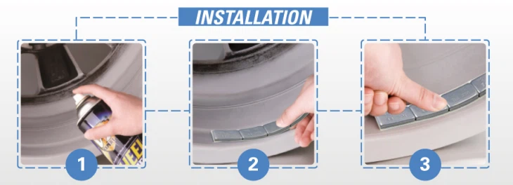 Car adhesive weights Car adhesive weights